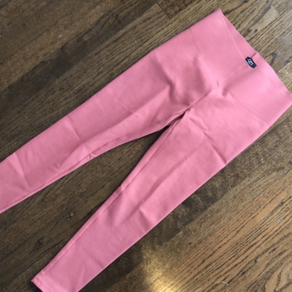 Thick Salmon Capri Stretch Tummy Control Dress Legging - Picture 3 of 6